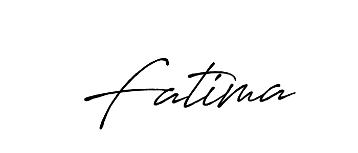 Create a beautiful signature design for name  Fatima. With this signature (Antro_Vectra_Bolder) fonts, you can make a handwritten signature for free.  Fatima signature style 7 images and pictures png