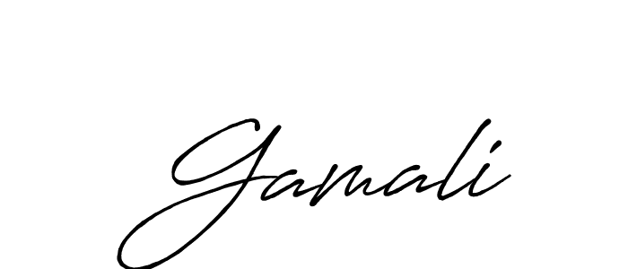 Best and Professional Signature Style for  Gamali. Antro_Vectra_Bolder Best Signature Style Collection.  Gamali signature style 7 images and pictures png