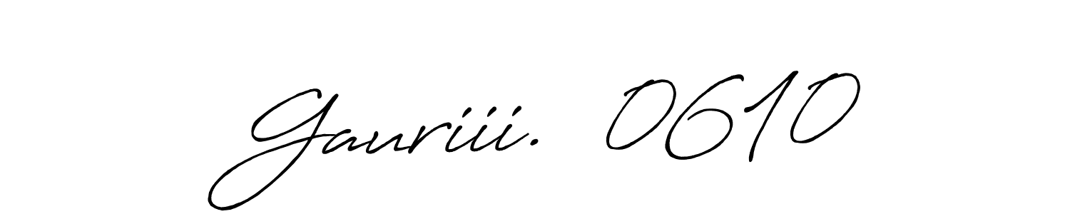 Here are the top 10 professional signature styles for the name  Gauriii.  0610. These are the best autograph styles you can use for your name.  Gauriii.  0610 signature style 7 images and pictures png