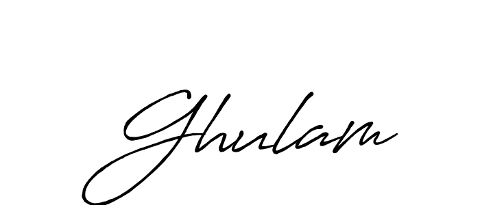 Also You can easily find your signature by using the search form. We will create  Ghulam name handwritten signature images for you free of cost using Antro_Vectra_Bolder sign style.  Ghulam signature style 7 images and pictures png