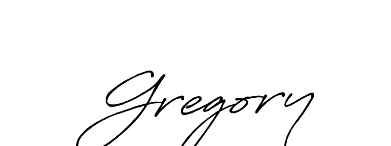 Make a short  Gregory signature style. Manage your documents anywhere anytime using Antro_Vectra_Bolder. Create and add eSignatures, submit forms, share and send files easily.  Gregory signature style 7 images and pictures png