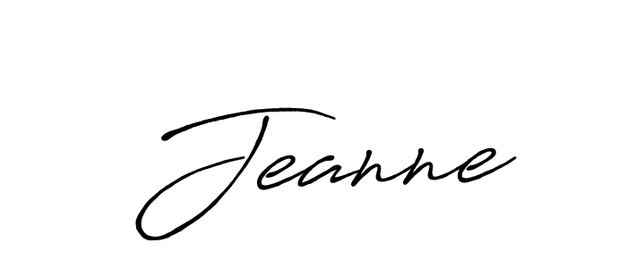 Similarly Antro_Vectra_Bolder is the best handwritten signature design. Signature creator online .You can use it as an online autograph creator for name  Jeanne.  Jeanne signature style 7 images and pictures png