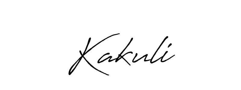 Antro_Vectra_Bolder is a professional signature style that is perfect for those who want to add a touch of class to their signature. It is also a great choice for those who want to make their signature more unique. Get  Kakuli  name to fancy signature for free.  Kakuli  signature style 7 images and pictures png