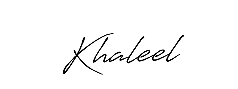  Khaleel stylish signature style. Best Handwritten Sign (Antro_Vectra_Bolder) for my name. Handwritten Signature Collection Ideas for my name  Khaleel.  Khaleel signature style 7 images and pictures png