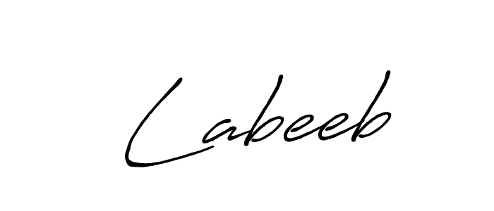 Antro_Vectra_Bolder is a professional signature style that is perfect for those who want to add a touch of class to their signature. It is also a great choice for those who want to make their signature more unique. Get  Labeeb name to fancy signature for free.  Labeeb signature style 7 images and pictures png