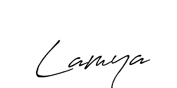 Also You can easily find your signature by using the search form. We will create  Lamya name handwritten signature images for you free of cost using Antro_Vectra_Bolder sign style.  Lamya signature style 7 images and pictures png