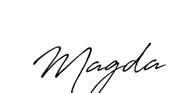 Antro_Vectra_Bolder is a professional signature style that is perfect for those who want to add a touch of class to their signature. It is also a great choice for those who want to make their signature more unique. Get  Magda name to fancy signature for free.  Magda signature style 7 images and pictures png