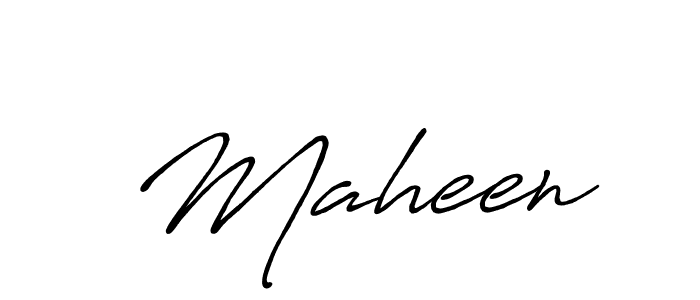 How to make  Maheen signature? Antro_Vectra_Bolder is a professional autograph style. Create handwritten signature for  Maheen name.  Maheen signature style 7 images and pictures png