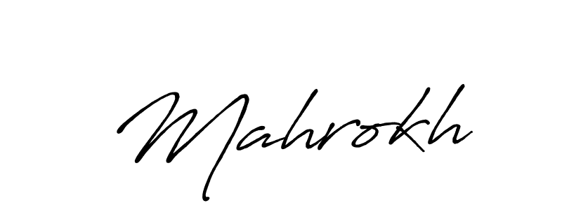 How to Draw  Mahrokh signature style? Antro_Vectra_Bolder is a latest design signature styles for name  Mahrokh.  Mahrokh signature style 7 images and pictures png