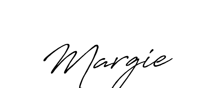 Similarly Antro_Vectra_Bolder is the best handwritten signature design. Signature creator online .You can use it as an online autograph creator for name  Margie.  Margie signature style 7 images and pictures png