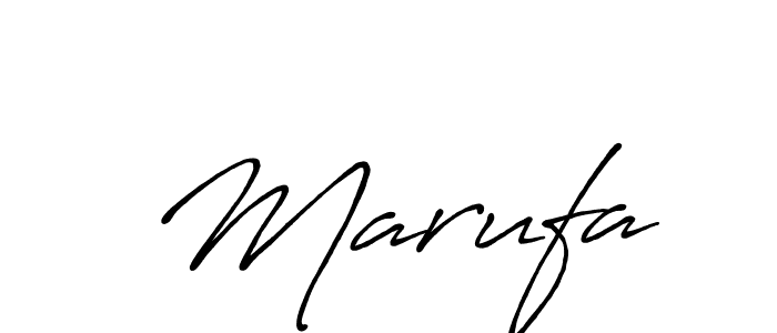 Once you've used our free online signature maker to create your best signature Antro_Vectra_Bolder style, it's time to enjoy all of the benefits that  Marufa name signing documents.  Marufa signature style 7 images and pictures png