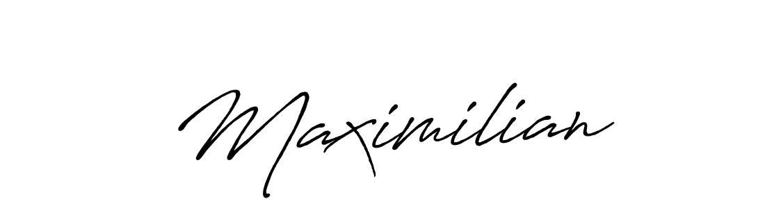 The best way (Antro_Vectra_Bolder) to make a short signature is to pick only two or three words in your name. The name  Maximilian include a total of six letters. For converting this name.  Maximilian signature style 7 images and pictures png