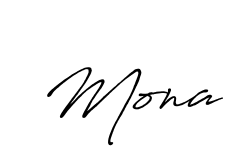 Make a beautiful signature design for name  Mona. With this signature (Antro_Vectra_Bolder) style, you can create a handwritten signature for free.  Mona signature style 7 images and pictures png