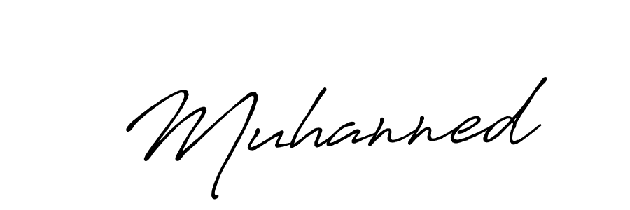 It looks lik you need a new signature style for name  Muhanned. Design unique handwritten (Antro_Vectra_Bolder) signature with our free signature maker in just a few clicks.  Muhanned signature style 7 images and pictures png