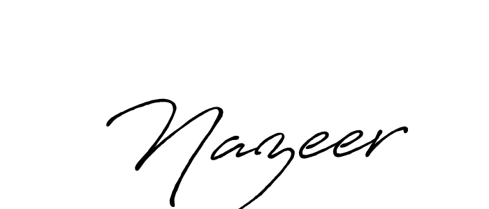 This is the best signature style for the  Nazeer name. Also you like these signature font (Antro_Vectra_Bolder). Mix name signature.  Nazeer signature style 7 images and pictures png