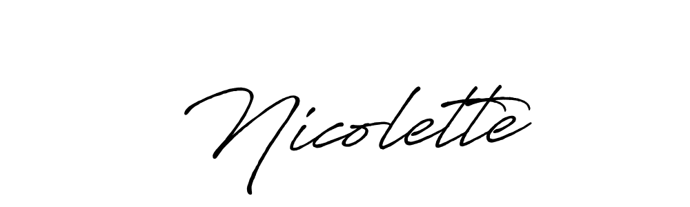 This is the best signature style for the  Nicolette name. Also you like these signature font (Antro_Vectra_Bolder). Mix name signature.  Nicolette signature style 7 images and pictures png