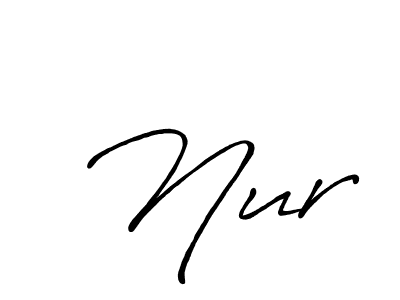 Check out images of Autograph of  Nur name. Actor  Nur Signature Style. Antro_Vectra_Bolder is a professional sign style online.  Nur signature style 7 images and pictures png