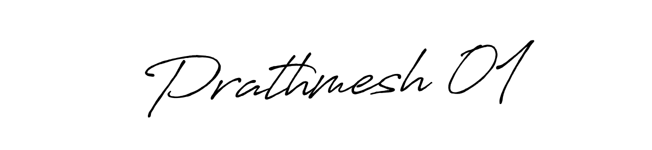 Design your own signature with our free online signature maker. With this signature software, you can create a handwritten (Antro_Vectra_Bolder) signature for name  Prathmesh 01.  Prathmesh 01 signature style 7 images and pictures png