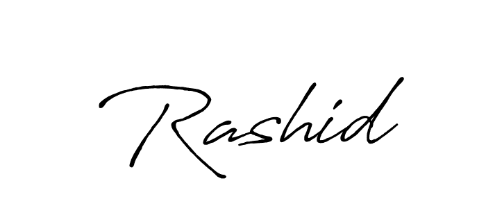 This is the best signature style for the  Rashid name. Also you like these signature font (Antro_Vectra_Bolder). Mix name signature.  Rashid signature style 7 images and pictures png