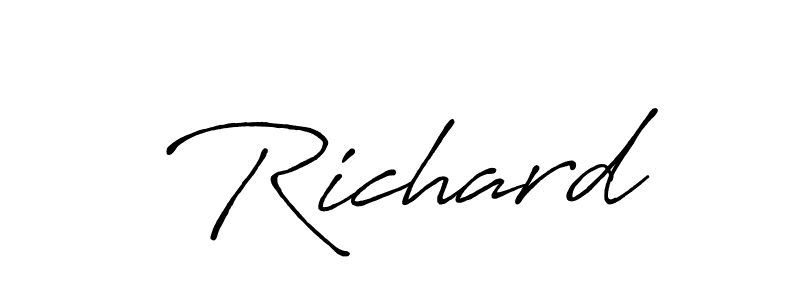 You should practise on your own different ways (Antro_Vectra_Bolder) to write your name ( Richard) in signature. don't let someone else do it for you.  Richard signature style 7 images and pictures png