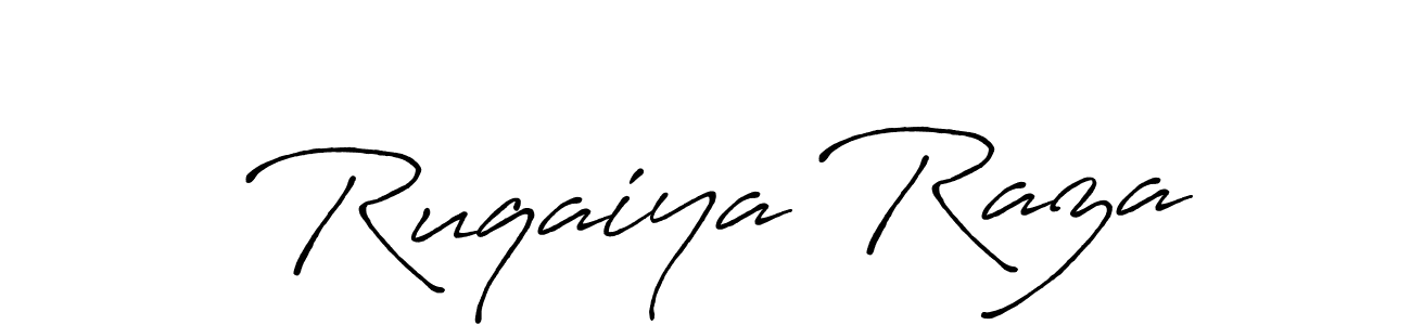 Antro_Vectra_Bolder is a professional signature style that is perfect for those who want to add a touch of class to their signature. It is also a great choice for those who want to make their signature more unique. Get  Ruqaiya Raza name to fancy signature for free.  Ruqaiya Raza signature style 7 images and pictures png