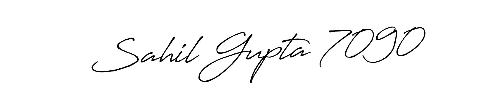 How to make  Sahil Gupta 7090 signature? Antro_Vectra_Bolder is a professional autograph style. Create handwritten signature for  Sahil Gupta 7090 name.  Sahil Gupta 7090 signature style 7 images and pictures png