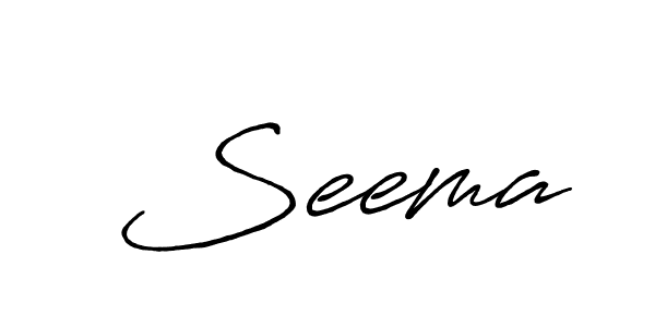 You should practise on your own different ways (Antro_Vectra_Bolder) to write your name ( Seema) in signature. don't let someone else do it for you.  Seema signature style 7 images and pictures png