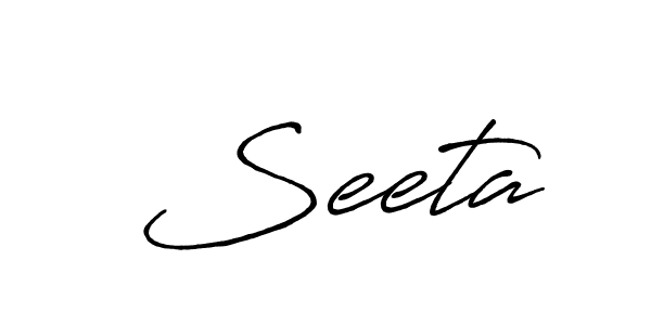 Antro_Vectra_Bolder is a professional signature style that is perfect for those who want to add a touch of class to their signature. It is also a great choice for those who want to make their signature more unique. Get  Seeta name to fancy signature for free.  Seeta signature style 7 images and pictures png