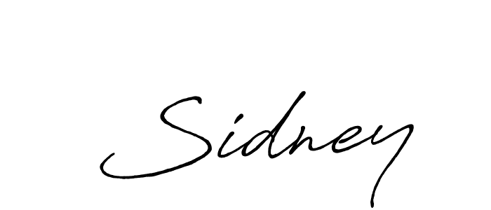 Antro_Vectra_Bolder is a professional signature style that is perfect for those who want to add a touch of class to their signature. It is also a great choice for those who want to make their signature more unique. Get  Sidney name to fancy signature for free.  Sidney signature style 7 images and pictures png