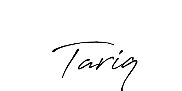 Similarly Antro_Vectra_Bolder is the best handwritten signature design. Signature creator online .You can use it as an online autograph creator for name  Tariq.  Tariq signature style 7 images and pictures png