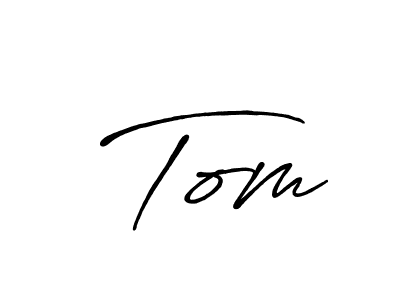 Similarly Antro_Vectra_Bolder is the best handwritten signature design. Signature creator online .You can use it as an online autograph creator for name  Tom.  Tom signature style 7 images and pictures png