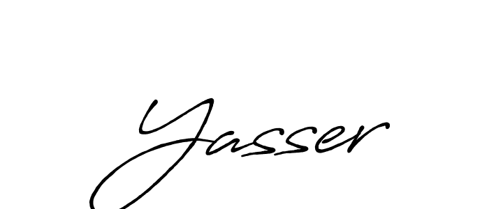 if you are searching for the best signature style for your name  Yasser. so please give up your signature search. here we have designed multiple signature styles  using Antro_Vectra_Bolder.  Yasser signature style 7 images and pictures png