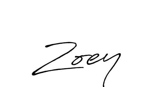 Once you've used our free online signature maker to create your best signature Antro_Vectra_Bolder style, it's time to enjoy all of the benefits that  Zoey name signing documents.  Zoey signature style 7 images and pictures png