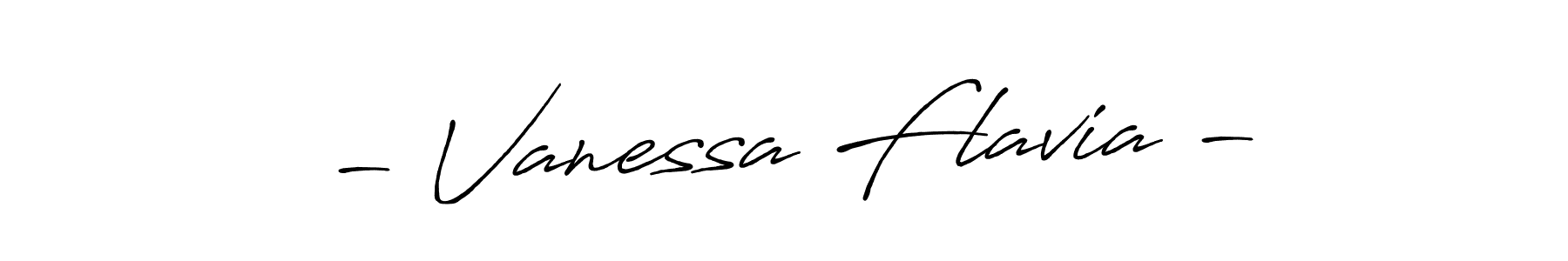 Also we have - Vanessa Flavia - name is the best signature style. Create professional handwritten signature collection using Antro_Vectra_Bolder autograph style. - Vanessa Flavia - signature style 7 images and pictures png