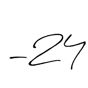 Check out images of Autograph of -24 name. Actor -24 Signature Style. Antro_Vectra_Bolder is a professional sign style online. -24 signature style 7 images and pictures png