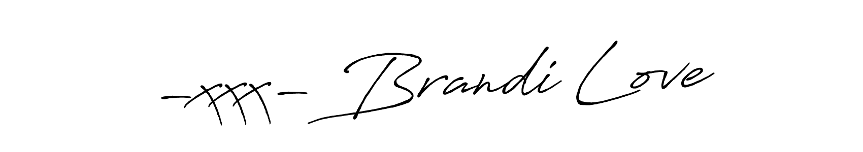 How to make -xxx- Brandi Love name signature. Use Antro_Vectra_Bolder style for creating short signs online. This is the latest handwritten sign. -xxx- Brandi Love signature style 7 images and pictures png