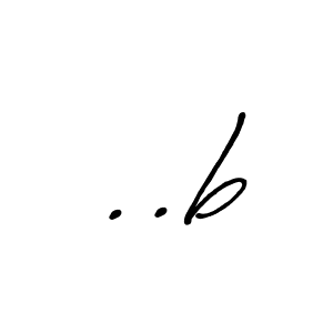 Design your own signature with our free online signature maker. With this signature software, you can create a handwritten (Antro_Vectra_Bolder) signature for name ..b. ..b signature style 7 images and pictures png
