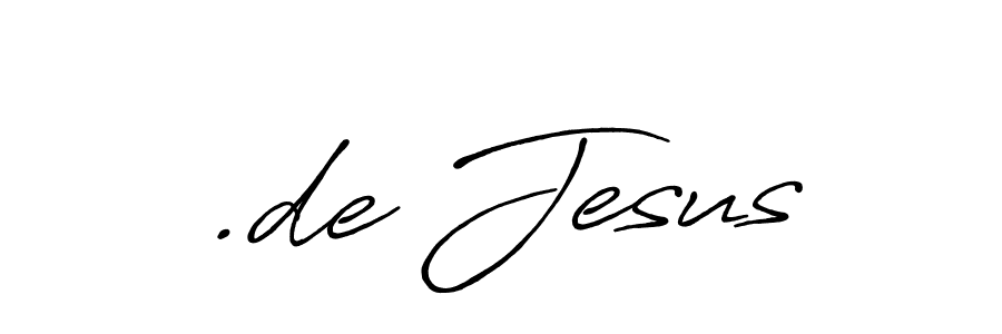 Create a beautiful signature design for name .de Jesus. With this signature (Antro_Vectra_Bolder) fonts, you can make a handwritten signature for free. .de Jesus signature style 7 images and pictures png