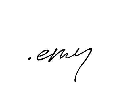 Design your own signature with our free online signature maker. With this signature software, you can create a handwritten (Antro_Vectra_Bolder) signature for name .emy. .emy signature style 7 images and pictures png