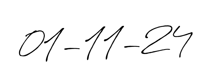 Design your own signature with our free online signature maker. With this signature software, you can create a handwritten (Antro_Vectra_Bolder) signature for name 01-11-24. 01-11-24 signature style 7 images and pictures png