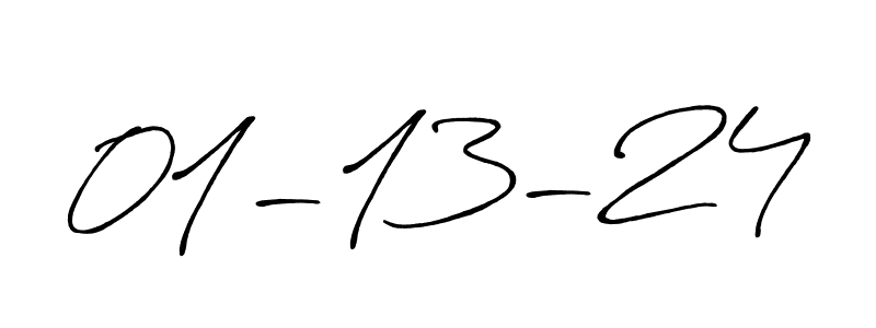 Use a signature maker to create a handwritten signature online. With this signature software, you can design (Antro_Vectra_Bolder) your own signature for name 01-13-24. 01-13-24 signature style 7 images and pictures png