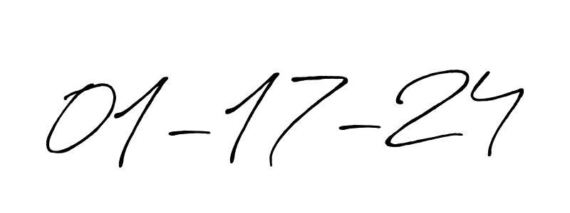 How to make 01-17-24 name signature. Use Antro_Vectra_Bolder style for creating short signs online. This is the latest handwritten sign. 01-17-24 signature style 7 images and pictures png