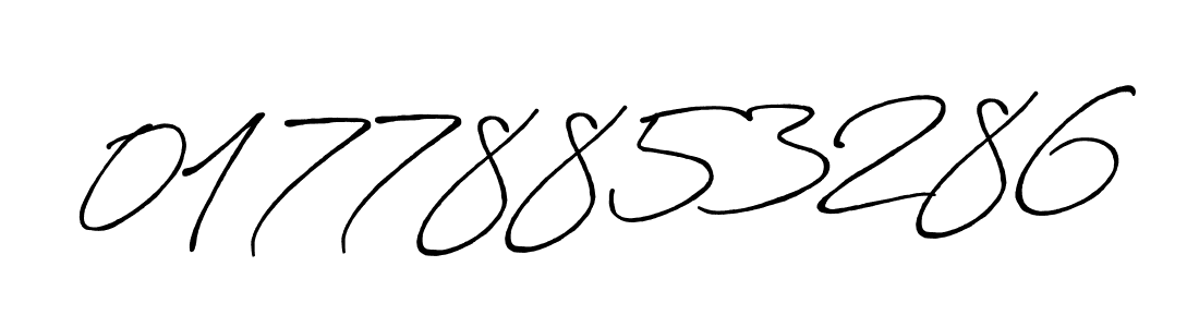 How to make 01778853286 signature? Antro_Vectra_Bolder is a professional autograph style. Create handwritten signature for 01778853286 name. 01778853286 signature style 7 images and pictures png