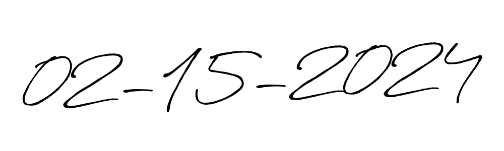 Create a beautiful signature design for name 02-15-2024. With this signature (Antro_Vectra_Bolder) fonts, you can make a handwritten signature for free. 02-15-2024 signature style 7 images and pictures png