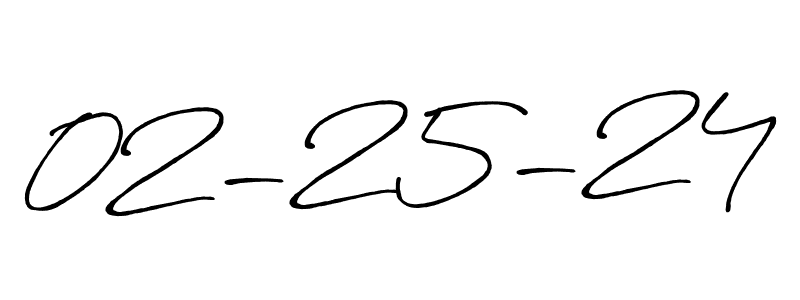 Use a signature maker to create a handwritten signature online. With this signature software, you can design (Antro_Vectra_Bolder) your own signature for name 02-25-24. 02-25-24 signature style 7 images and pictures png