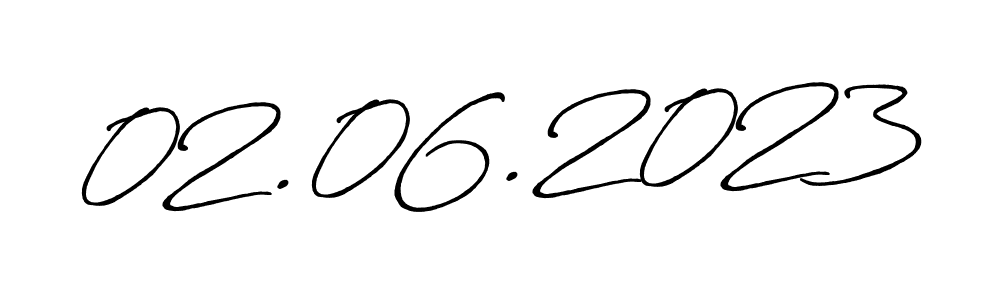 It looks lik you need a new signature style for name 02.06.2023. Design unique handwritten (Antro_Vectra_Bolder) signature with our free signature maker in just a few clicks. 02.06.2023 signature style 7 images and pictures png