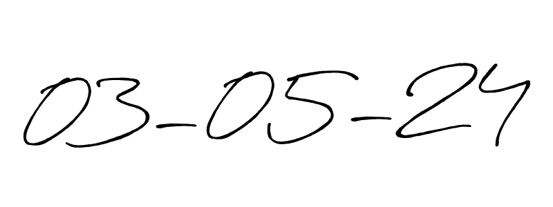 Design your own signature with our free online signature maker. With this signature software, you can create a handwritten (Antro_Vectra_Bolder) signature for name 03-05-24. 03-05-24 signature style 7 images and pictures png