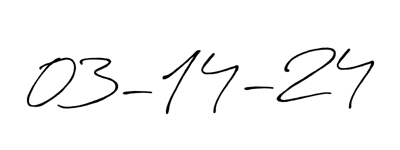 The best way (Antro_Vectra_Bolder) to make a short signature is to pick only two or three words in your name. The name 03-14-24 include a total of six letters. For converting this name. 03-14-24 signature style 7 images and pictures png