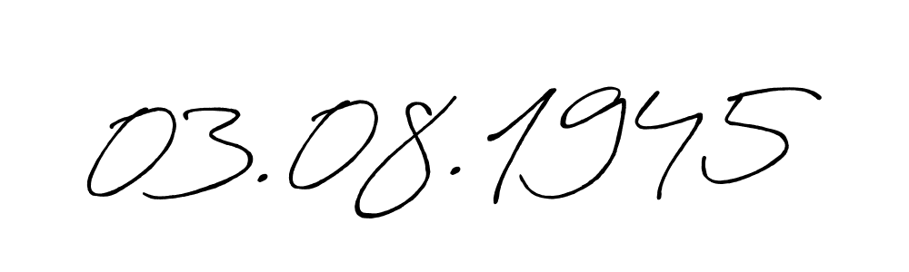Create a beautiful signature design for name 03.08.1945. With this signature (Antro_Vectra_Bolder) fonts, you can make a handwritten signature for free. 03.08.1945 signature style 7 images and pictures png