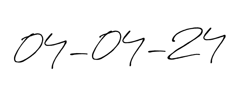 It looks lik you need a new signature style for name 04-04-24. Design unique handwritten (Antro_Vectra_Bolder) signature with our free signature maker in just a few clicks. 04-04-24 signature style 7 images and pictures png